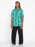 Z0ZR08338 Black Men Billow Denim Pants Volcom Clothing - Image 7