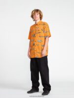 Z0ZR08338 Black Men Billow Denim Pants Volcom Clothing - Image 9
