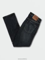 Z0ZR08346 Vintage Blue Men Vorta Denim Pants Volcom Clothing - Image 2