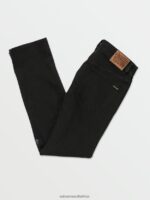 Z0ZR08349 Black Out Men Solver Denim Pants Volcom Clothing - Image 2