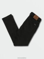 Z0ZR08352 Black Out Men 2X4 Denim Pants Volcom Clothing - Image 3