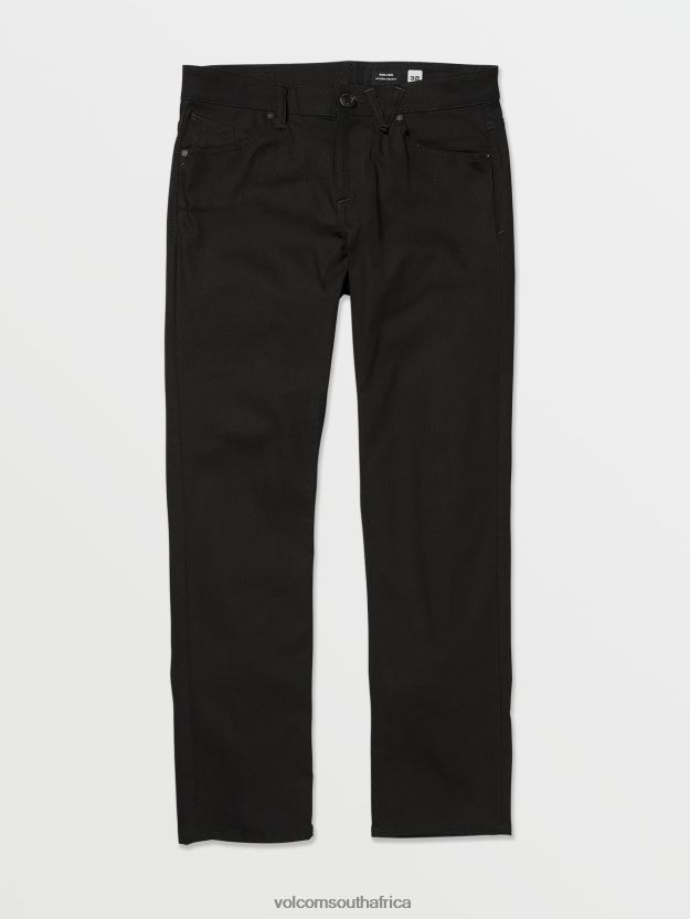 z0zr08355_black_on_black_men_solver_denim_pants_volcom_clothing.jpg Z0ZR08355 Black on Black Men Solver Denim Pants Volcom Clothing - Image 1