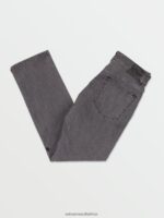 Z0ZR08356 Easy Enzyme Grey Men Solver Denim Pants Volcom Clothing - Image 2