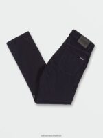 Z0ZR08359 Twilight Black Men Vorta Slim Fit Jeans Volcom Clothing - Image 2