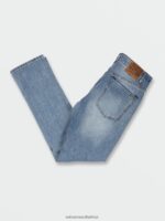 Z0ZR08360 Indigo Men 2x4 Skinny Fit Jeans Volcom Clothing - Image 2