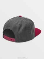 Z0ZR08365 Oxblood Men Quarter Twill Hat Volcom Accessories - Image 2