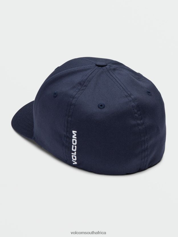 Z0ZR08369 Navy Combo Men Full Stone Flexfit Hat Volcom Accessories - Image 3
