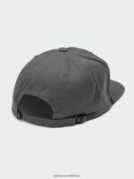 Z0ZR08375 Rinsed Black Men Stone Drafting Hat Volcom Accessories - Image 3