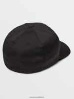 Z0ZR08386 Black Men Full Stone Flexfit Hat Volcom Accessories - Image 2