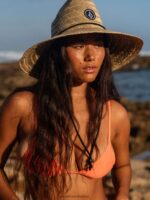 Z0ZR08388 Natural Men Quarter Straw Hat Volcom Accessories - Image 2