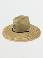 Z0ZR08388 Natural Men Quarter Straw Hat Volcom Accessories - Image 4