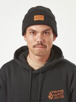 Z0ZR08394 Black Men Workwear Beanie Volcom Accessories - Image 2