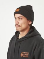 Z0ZR08394 Black Men Workwear Beanie Volcom Accessories - Image 5