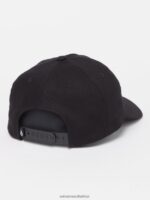 Z0ZR08396 Black Men Ray Stone Adjustable Hat Volcom Accessories - Image 2