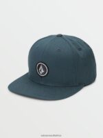 Z0ZR08397 Service Blue Men Quarter Twill Hat Volcom Accessories