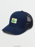 Z0ZR08398 Navy Men Good Vibes Cheese Hat Volcom Accessories