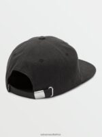 Z0ZR08407 Black Men Full Stone Dad Hat Volcom Accessories - Image 2