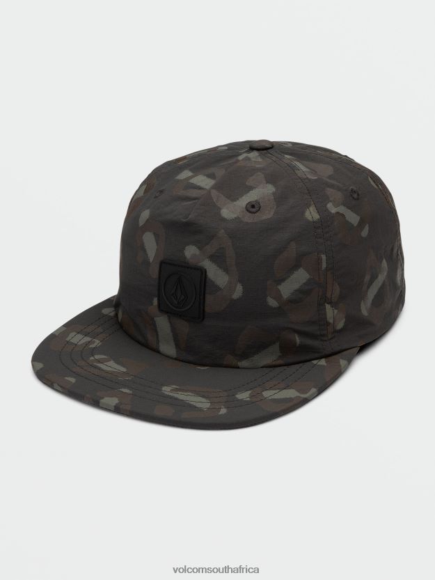 Z0ZR08412 Rinsed Black Men Stone Trip Adjustable Hat Volcom Accessories - Image 1