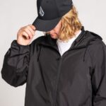 Z0ZR08414 Black Men Stone Tech Delta Hat Volcom Accessories