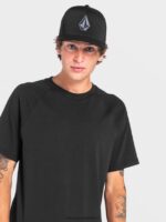 Z0ZR08414 Black Men Stone Tech Delta Hat Volcom Accessories - Image 7