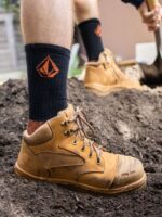 Z0ZR08437 Black Men Workwear Sock 3 Pack Volcom Accessories - Image 6