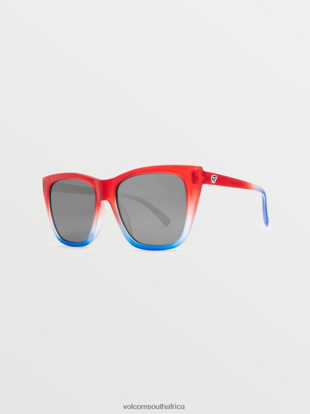 Z0ZR08451 Stars & Stripes/Silver Mirror Unisex Looky Lou Sunglasses Volcom Outdoor - Image 3