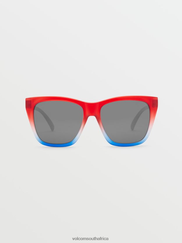 Z0ZR08451 Stars & Stripes/Silver Mirror Unisex Looky Lou Sunglasses Volcom Outdoor - Image 1
