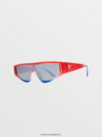 Z0ZR08457 Stars & Stripes/Silver Mirror Unisex Vinyl Glaze Sunglasses Volcom Outdoor - Image 2