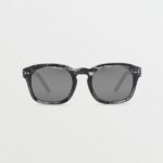 Z0ZR08464 Gloss Marble/Silver Mirror Unisex Earth Tripper Sunglasses Volcom Outdoor