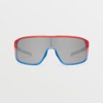 Z0ZR08472 Stars & Stripes/Silver Mirror Unisex Macho Sunglasses Volcom Outdoor