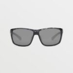 Z0ZR08479 Gloss Marble/Silver Mirror Unisex Roll Sunglasses Volcom Outdoor