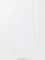 Z0ZR0847 White Men Severed Short Sleeve Tee Volcom Clothing - Image 2