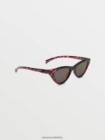 Z0ZR08483 Gloss Purple Tort/Gray Purple Chrome Unisex Knife Sunglasses Volcom Outdoor - Image 5