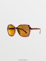 Z0ZR08487 Gloss Tort Pink/Gold Mirror Polar Unisex Psychic Sunglasses Volcom Outdoor - Image 3