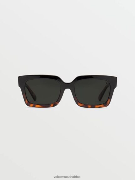 Z0ZR08493 Gloss Darkside/Gray Polar Unisex Domeinator Sunglasses Volcom Outdoor