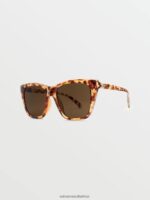 Z0ZR08506 Polka Tort/Bronze Unisex Looky Lou Sunglasses Volcom Outdoor - Image 2