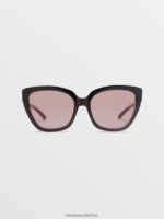Z0ZR08517 Gloss Black/Light Rose Unisex Milli Sunglasses Volcom Outdoor