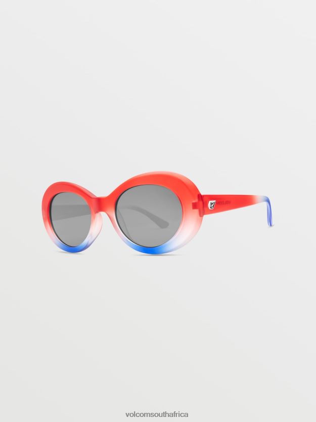 Z0ZR08519 Stars & Stripes/Silver Mirror Unisex Stoned Sunglasses Volcom Outdoor - Image 2