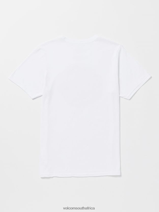 Z0ZR0851 White Men Switchflip Tech Short Sleeve Tee Volcom Clothing - Image 3