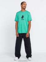 Z0ZR0852 Mediterranean Men Stairway Short Sleeve Tee Volcom Clothing - Image 5