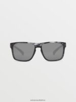 Z0ZR08535 Gloss Marble/Silver Mirror Unisex Trick Sunglasses Volcom Outdoor