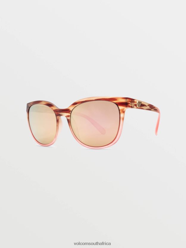 Z0ZR08552 Gloss Punk Tort/Bronze Champagne Chrome Unisex Garden Sunglasses Volcom Outdoor - Image 2