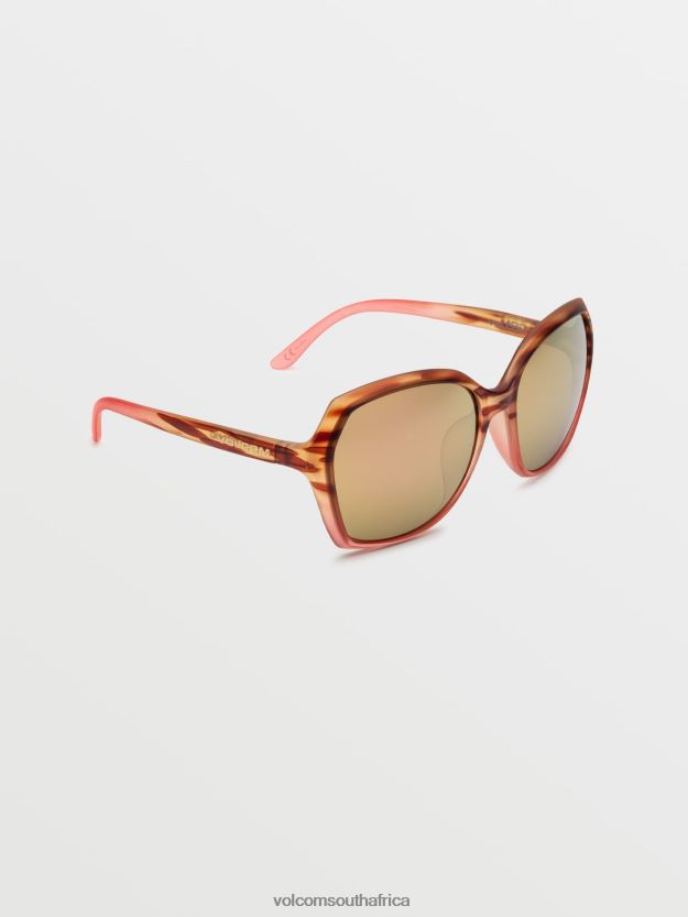Z0ZR08555 Matte Punk Tort/Bronze Champagne Chrome Unisex Psychic Sunglasses Volcom Outdoor - Image 4