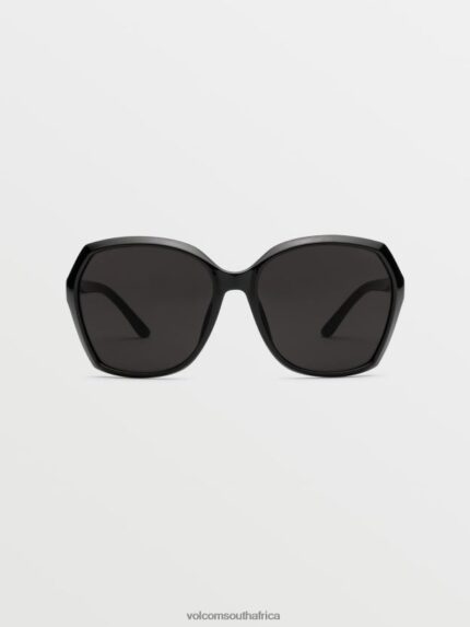 Z0ZR08557 Gloss Black/Gray Unisex Psychic Sunglasses Volcom Outdoor