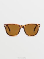 Z0ZR08569 Gloss Tort/Bronze Unisex Swing Sunglasses Volcom Outdoor