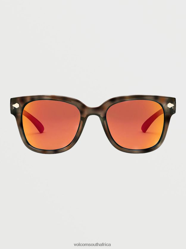 Z0ZR08571 Gloss Tort/Heat Mirror Unisex Freestyle Sunglasses Volcom Outdoor - Image 1