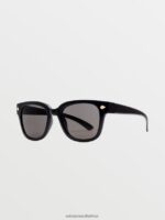 Z0ZR08573 Gloss Black/Gray Unisex Freestyle Sunglasses Volcom Outdoor - Image 3