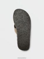 Z0ZR08582 Khaki Men Recliner Sandals Volcom Footwear - Image 3