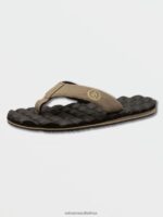 Z0ZR08582 Khaki Men Recliner Sandals Volcom Footwear - Image 7