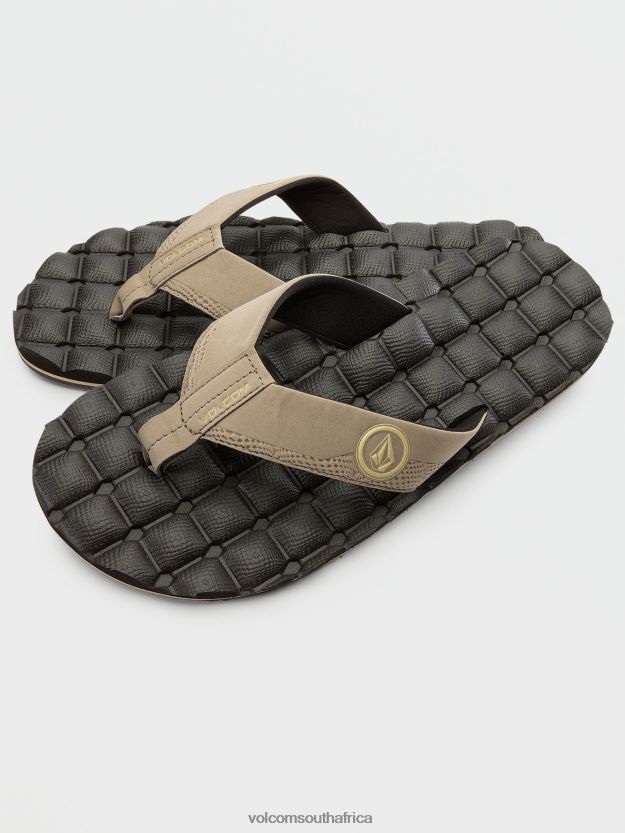 z0zr08582_khaki_men_recliner_sandals_volcom_footwear.jpg Z0ZR08582 Khaki Men Recliner Sandals Volcom Footwear - Image 1